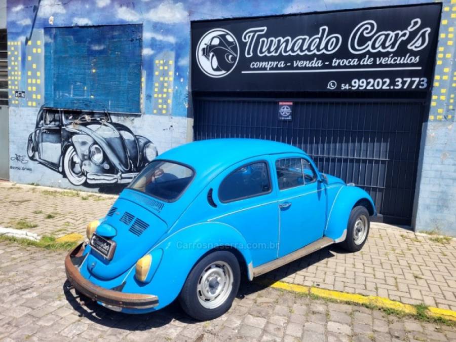 VOLKSWAGEN - FUSCA - 1975/1975 - Azul - R$ 10.900,00